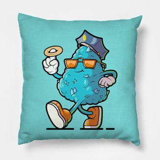 Blue Bud! Pillow