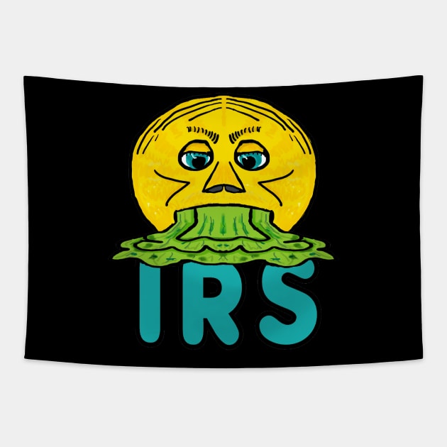 Anti IRS Tapestry by Mark Ewbie