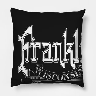 Vintage Franklin, WI Pillow