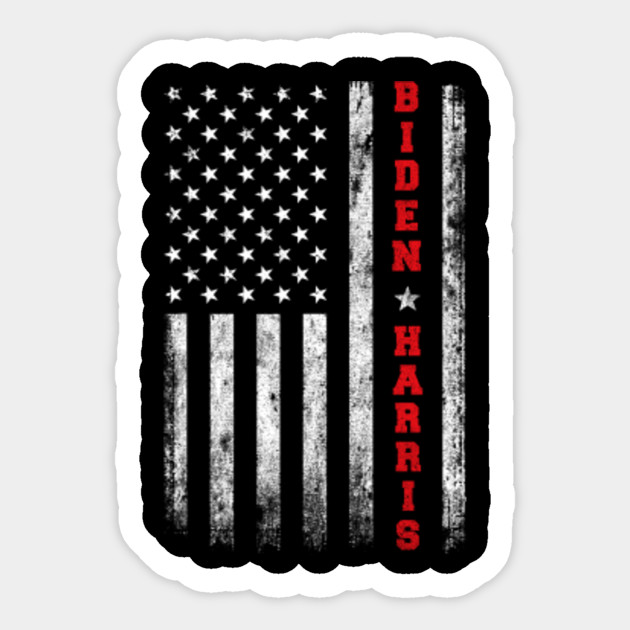 Joe Biden Kamala Harris Vice President American Flag Biden Harris 2020 Election Democrat Liberal Gift Biden Harris 2020 Election Democratic Sticker Teepublic