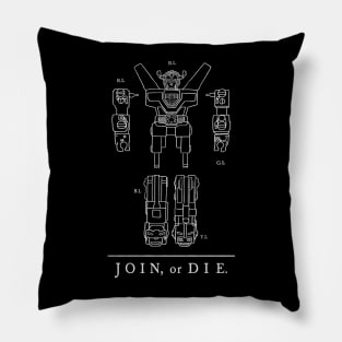 Join or Die Defender Pillow