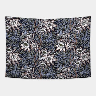 William Morris Tulip and Willow Pattern Mid Blue Tapestry