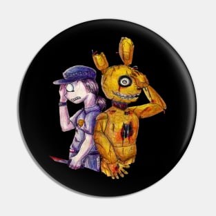 Springtrap and PurpleGuy Pin