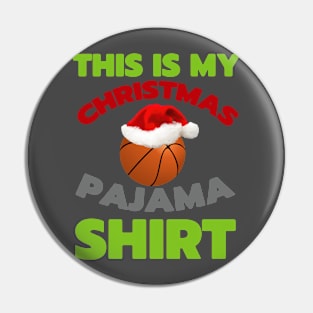 This Is My Christmas Pajama Shirt Funny Christmas Pin