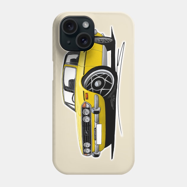 Triumph Stag Yellow Phone Case by y30man5