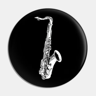 Saxophone Pin