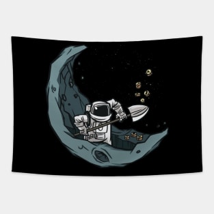 Mining Moon Digging Tapestry