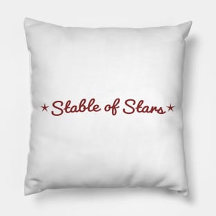 Stable of the Stars Pillow