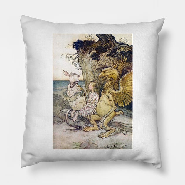 Alice In Wonderland - Arthur Rackham - 2 Pillow by Illustration Station