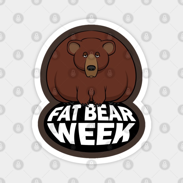 Fat Bear Week Magnet by ChurchOfRobot