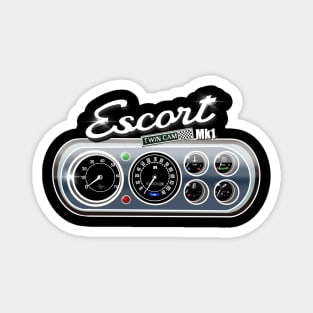 The Legendary Mk1 Escort Twin Cam Motor Car Magnet