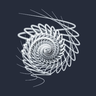 Abstract Spiral Artwork T-Shirt