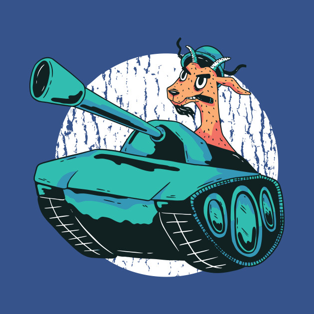 Discover Military Goat - Goat - T-Shirt