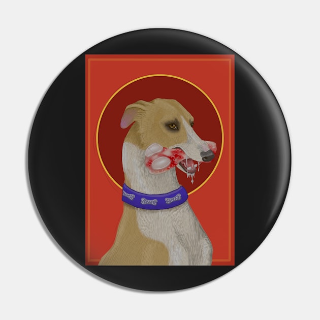 Whippet Pin by Artbychb