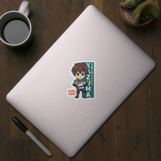 Chibi Kazuma - Konosuba - Konosuba - Sticker