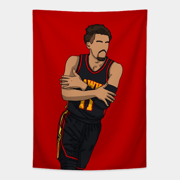 Trae Young Ice Cold Tapestry by Luna Illustration