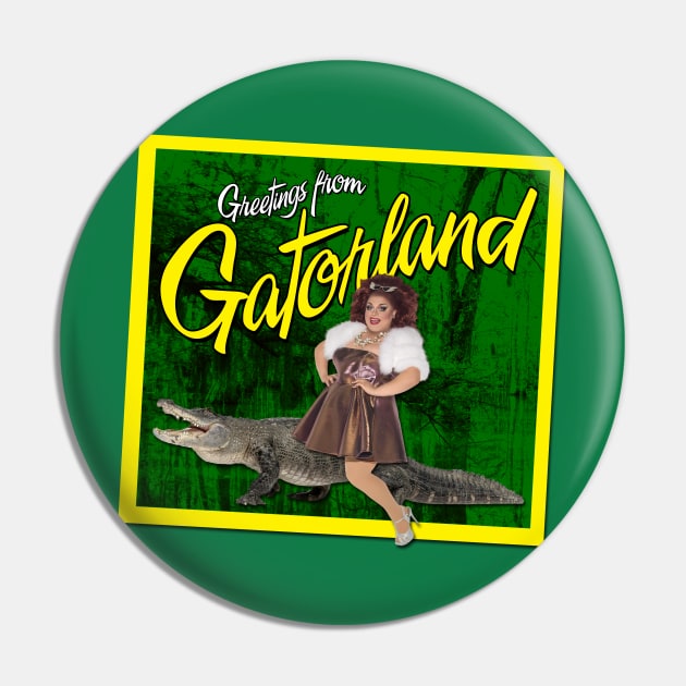 Greetings From Gatorland Pin by aespinel