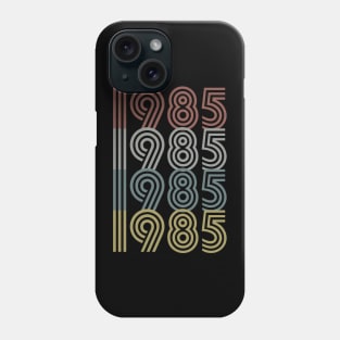 1985 Birth Year Retro Style Phone Case