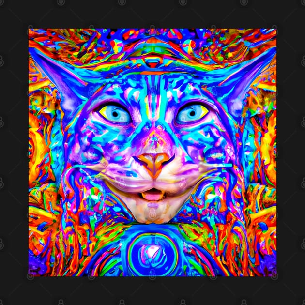 Kosmic Kitty (6) - Trippy Psychedelic Cat by TheThirdEye