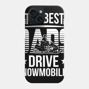 The Best Dad Drive Snowmobile Costume Gift Phone Case