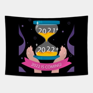 Hand Drawn Sand Watch 2022 Tapestry