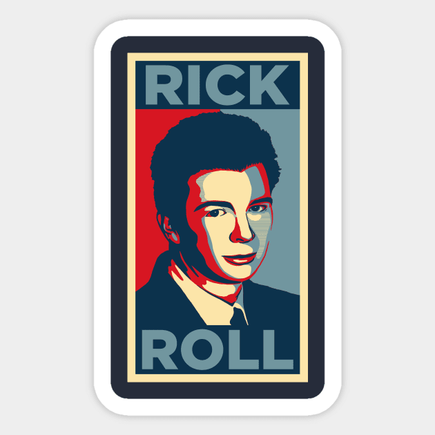 Rick Rolled Stickers for Sale