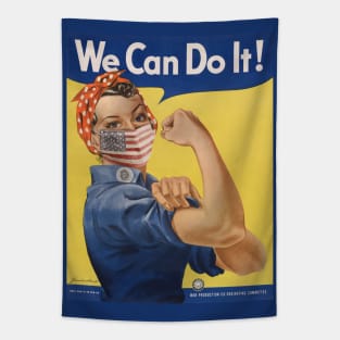 We Can Do It! Rosie the Riveter Coronavirus 2020 Poster Tapestry