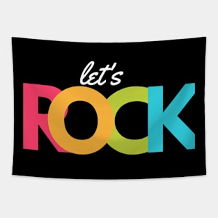 Let's Rock Music Design Tapestry