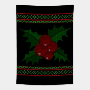 Knitted Mistletoe Tapestry