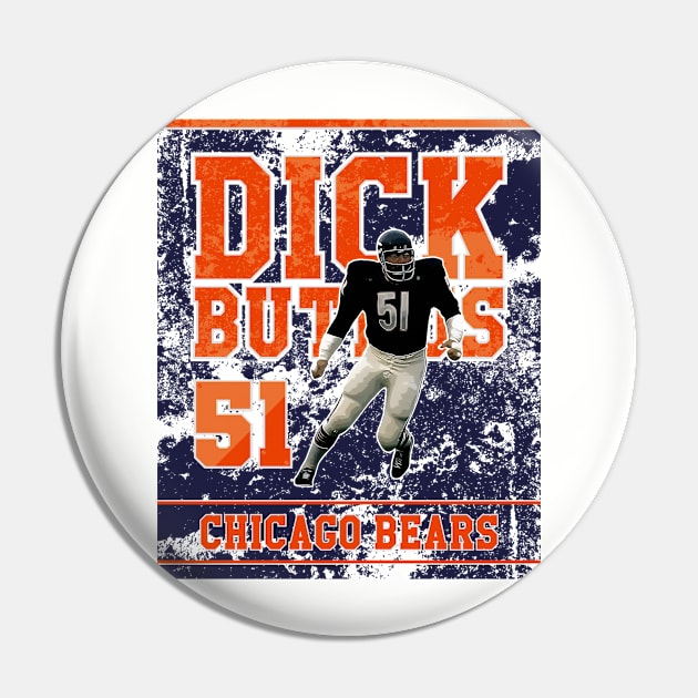 Dick Butkus || Chicago Bears Pin by Aloenalone