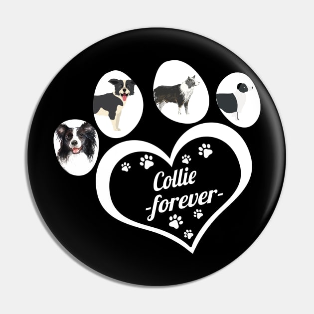 Border Collie forever dog lover Pin by TeesCircle