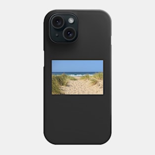 Sandy path to the ocean Phone Case