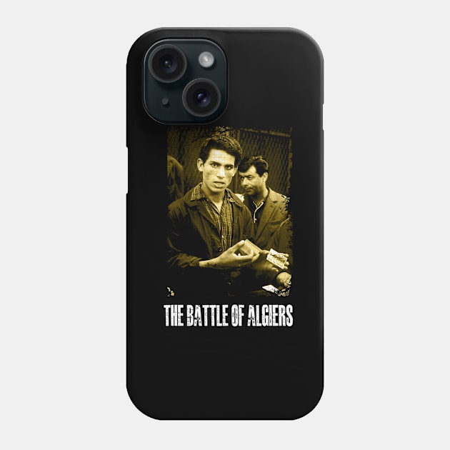 Pontecorvo's Cinematic Brilliance of Algiers Shirt Phone Case by Camping Addict