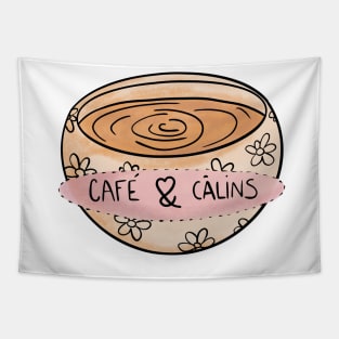 Coffee & Chill Cute Coffee Dates Have a Cup of Coffee in the Morning with Hugs Perfect Gift for Coffee Lovers Latte Espresso Mocha Cafe Caffeine Drinks I Love Coffee Tapestry