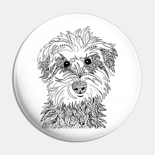 schnauzer Dog Pin