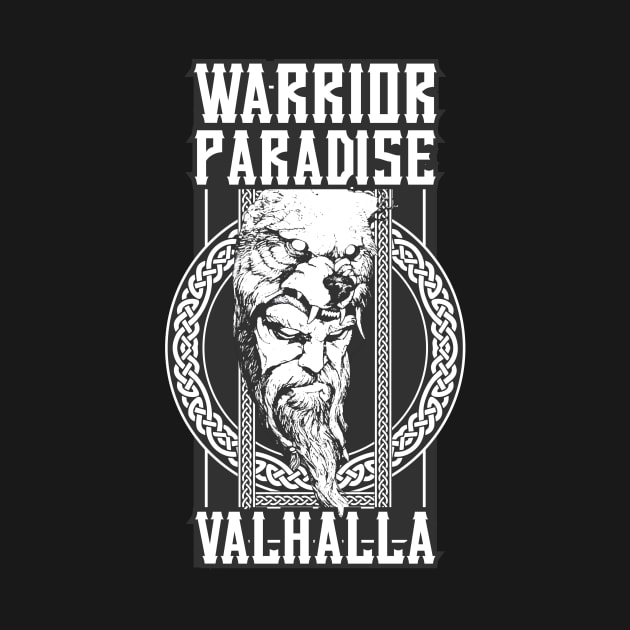 Warrior Paradise Valhalla Tshirt by avshirtnation