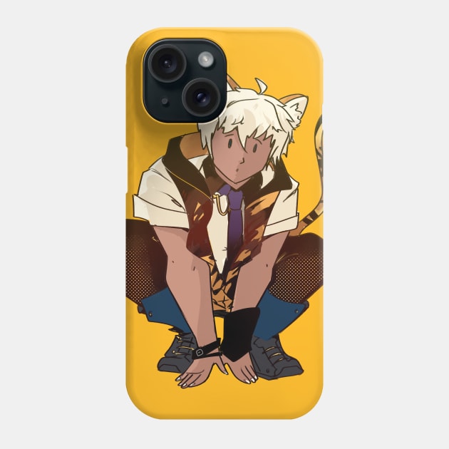 cat mammon Phone Case by inkpocket