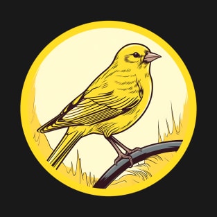 canary bird on a branch T-Shirt