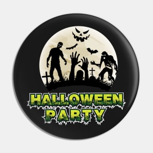 Halloween Party Pin