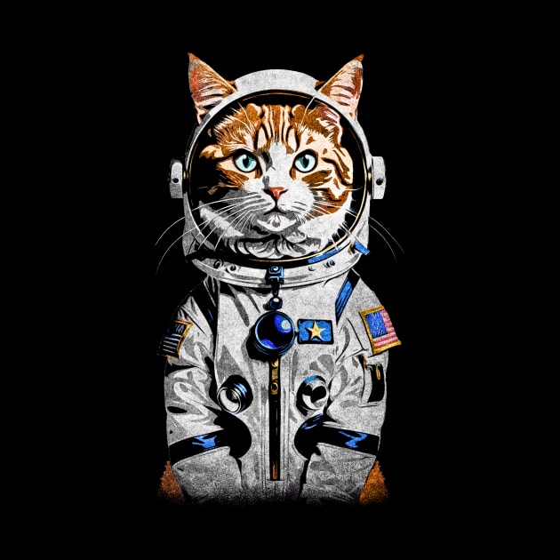 Astronaut cat by ArtinDrop