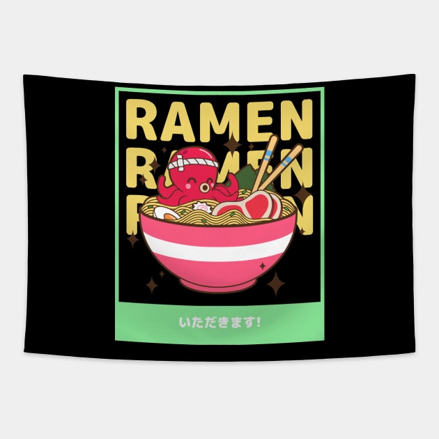 instant ramen Tapestry by tedd