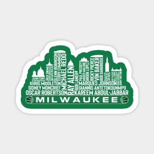 Milwaukee Basketball Team All Time Legends, Denver City Skyline Magnet