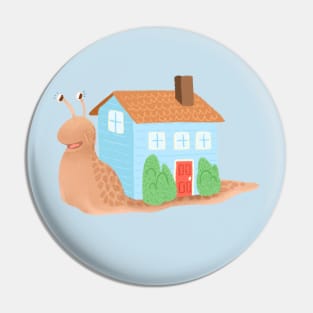Snail House Pin