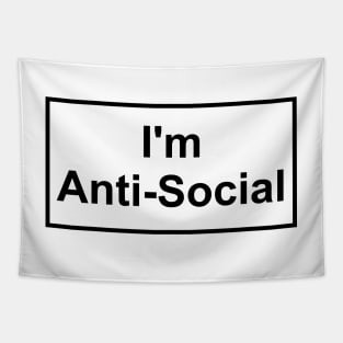 I'm Anti-Social Tapestry