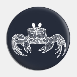 Crab drawing - hand drawn detailed animal design Pin
