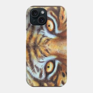 Tiger Eyes Oil Painting Phone Case