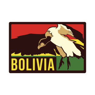 Bolivia Condor La Paz Cochabamba Flag Bolivian Santa Cruz T-Shirt