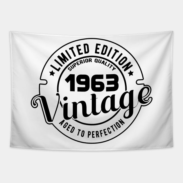 1963 VINTAGE - 58Th BIRTHDAY GIFT Tapestry by KC Happy Shop