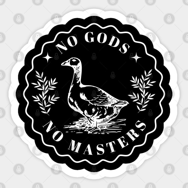 Untitled Goose Game - No God, No Masters iPhone Case for Sale by