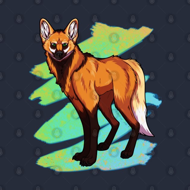 Maned Wolf by Temrin